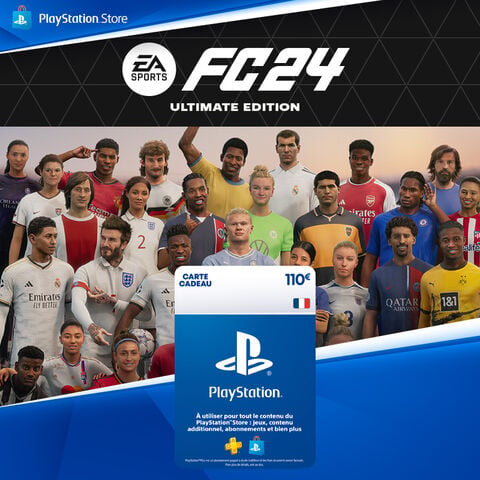 Carte PSN 110 euros EA SPORTS FC™ 24 Ultimate Edition